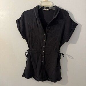 Day + Moon Charcoal Grey Romper